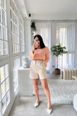Suéter Tejido Corto Ximena