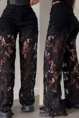 Jeans Negro Blonda
