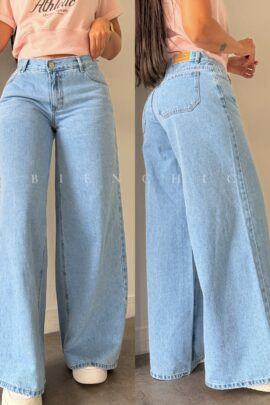 Jeans palazzo Lisa tiro bajo