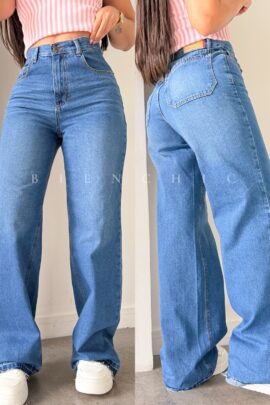 Jeans Corte Recto Ruedo Suelto Anaís