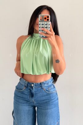 Top Amarrado Jenna Verde
