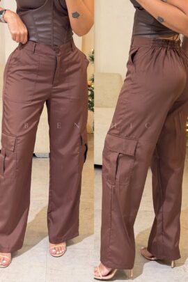Pantalón Cargo Sol Marrón
