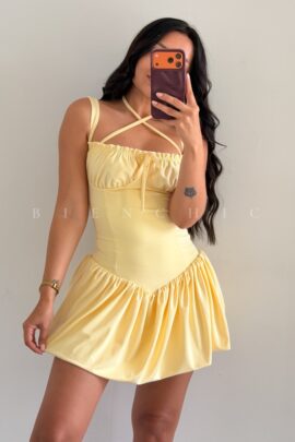 Vestido Arlene Amarillo