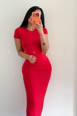 Maxi Vestido Rojo Irati