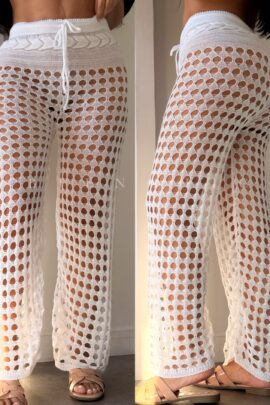 Pants de Crochet Blanco Alias
