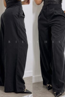 Pantalón de Vestir Negro Zoe