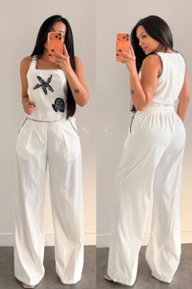 Conjunto (Set) Stela Bordado