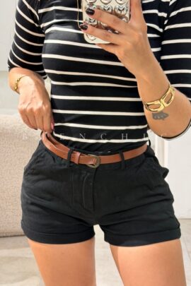 Short Rosa con correa