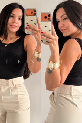 Body fit Serena - Negro
