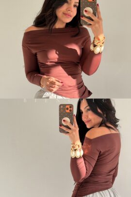 Blusa cuello bandeja Sofi BR17