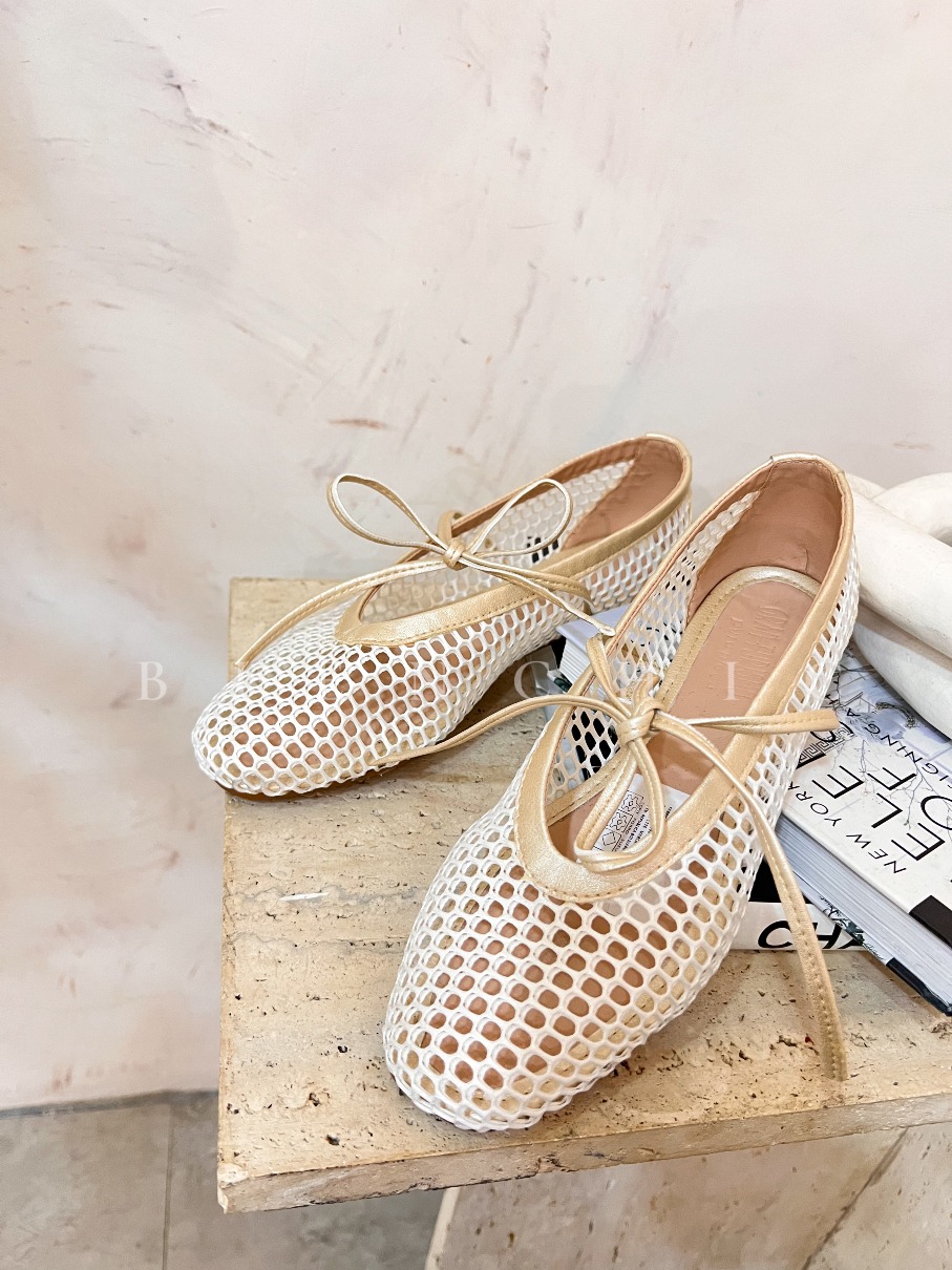 Zapatillas bailarina Doradas Olivia