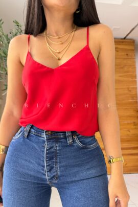 Blusa crop de Satin Hya