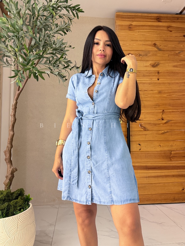 Vestido denim utility - Imagen 6