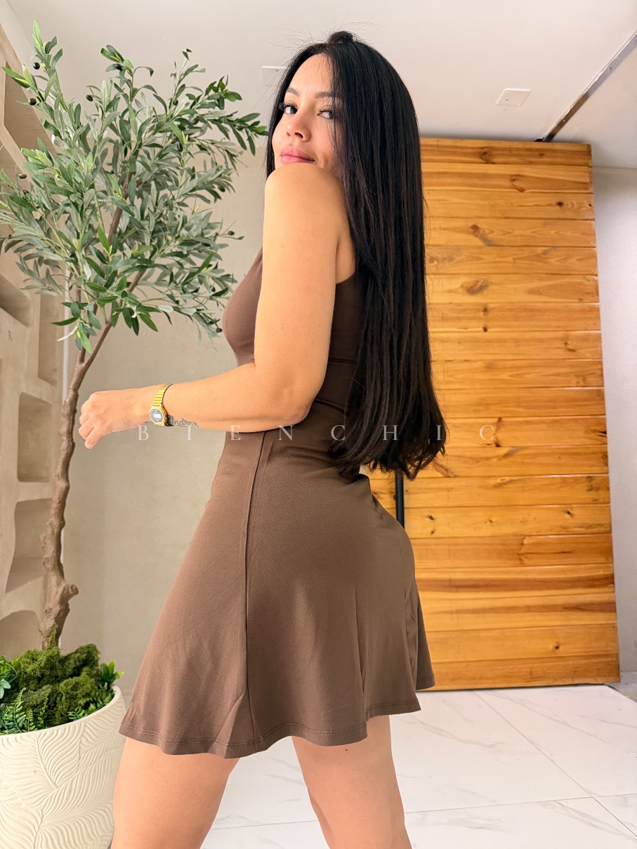 Vestido Princesa Café - Imagen 2