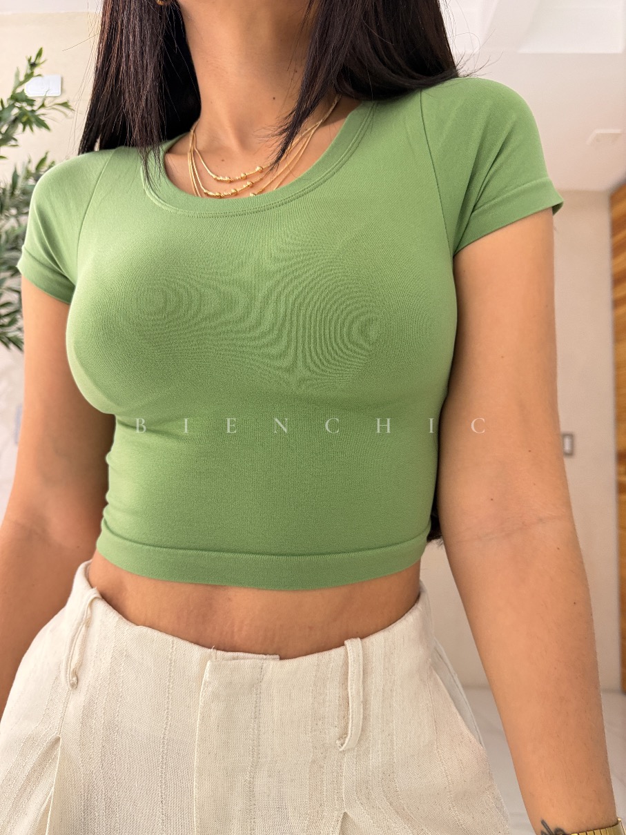 Top con manga Basico Lola