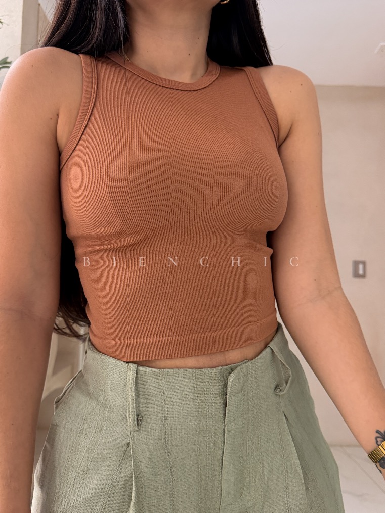 Top Halter Basic Jasmin - Imagen 2