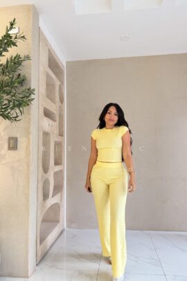 Conjunto Amarillo Paula