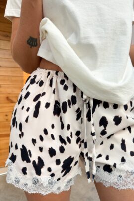 Short Lencero Cow Print