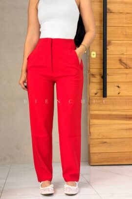 Pantalón Cigarette Rojo