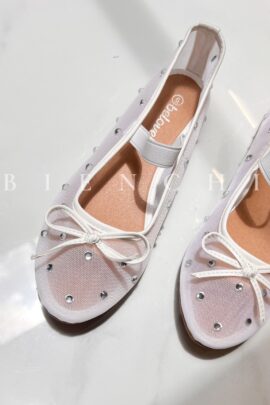 Zapatillas Bailarina con Brillos Rebeca