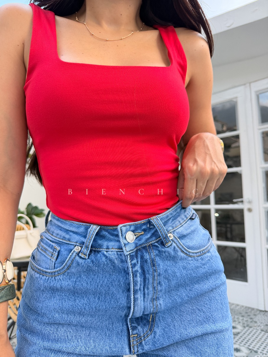 Top Rojo Amelia - Imagen 4