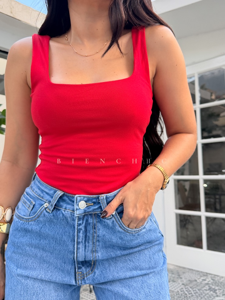 Top Rojo Amelia - Imagen 5