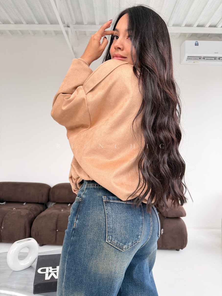 Chaqueta Bomber Suede Grace - Imagen 5