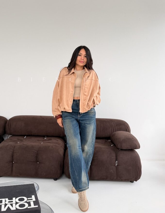 Chaqueta Bomber Suede Grace - Imagen 4