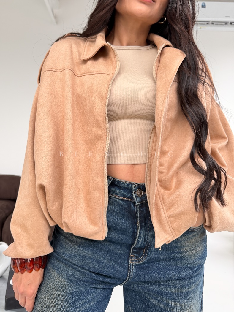 Chaqueta Bomber Suede Grace - Imagen 3