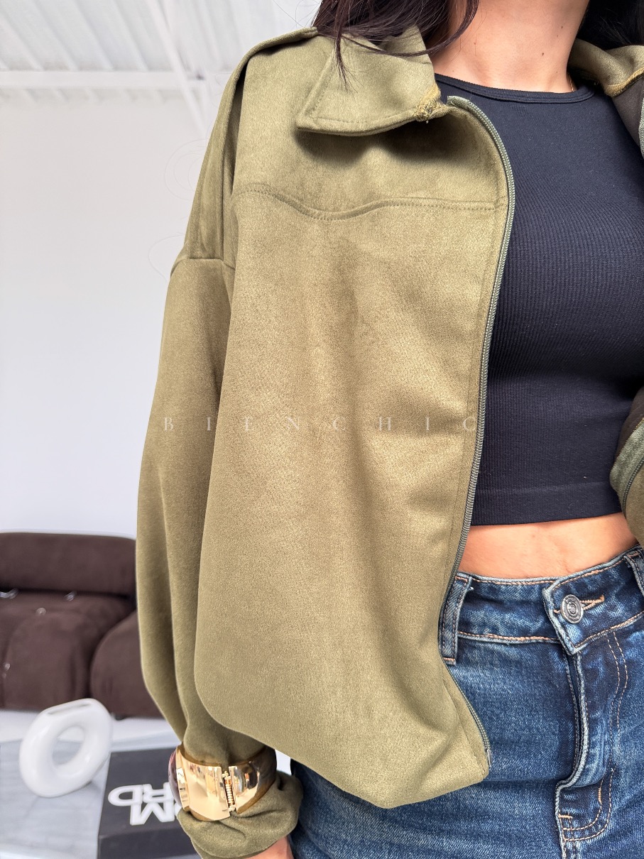 Chaqueta Bomber Suede Grace - Imagen 24