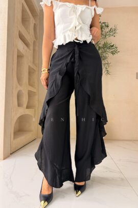 Pants Negro Volados Becca