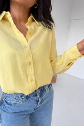 Camisa Botones Amarillo Zamira