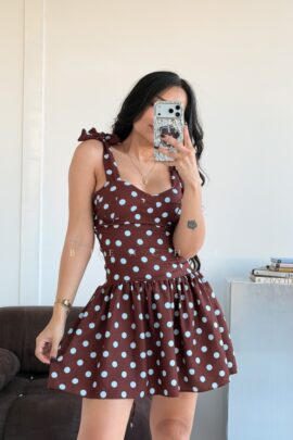 Vestido Cafe Lunares Gabrielle