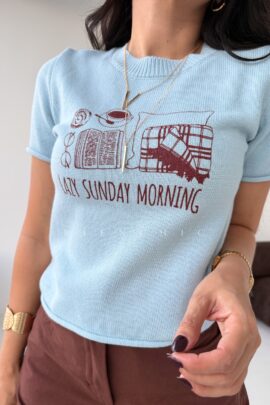 Camisa Sunday Azul Vanessa
