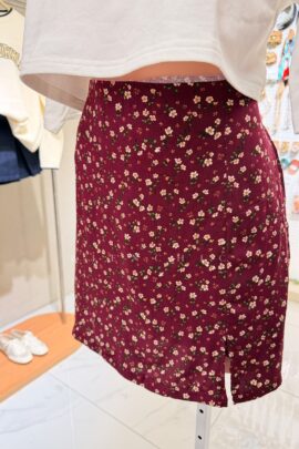 Falda Short De Flores Aitea