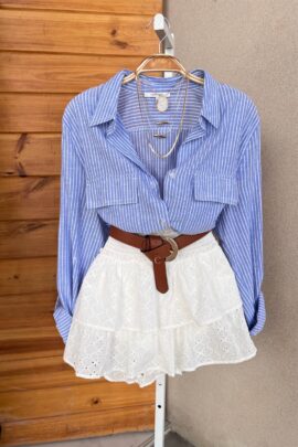 Shorts Blanco Volado Fiorella