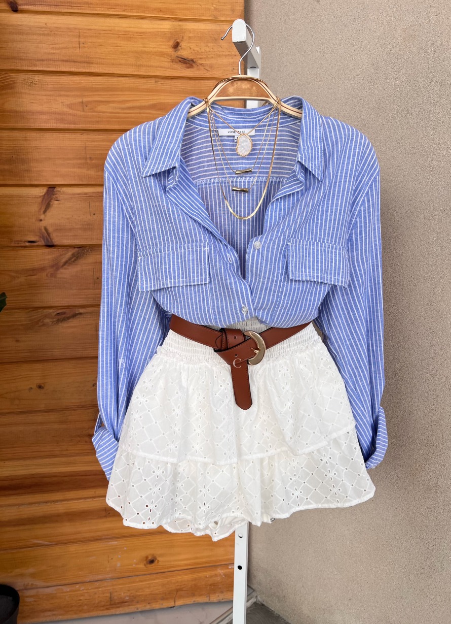 Shorts Blanco Volado Fiorella