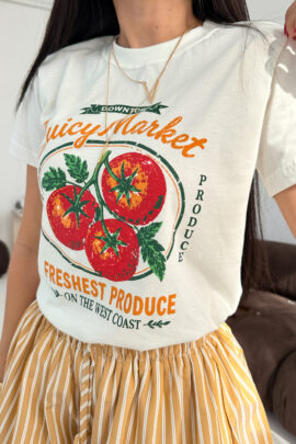 Camiseta Estampada Juicy Market