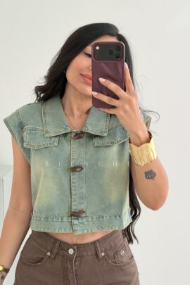 Chaleco de Jeans Isadora