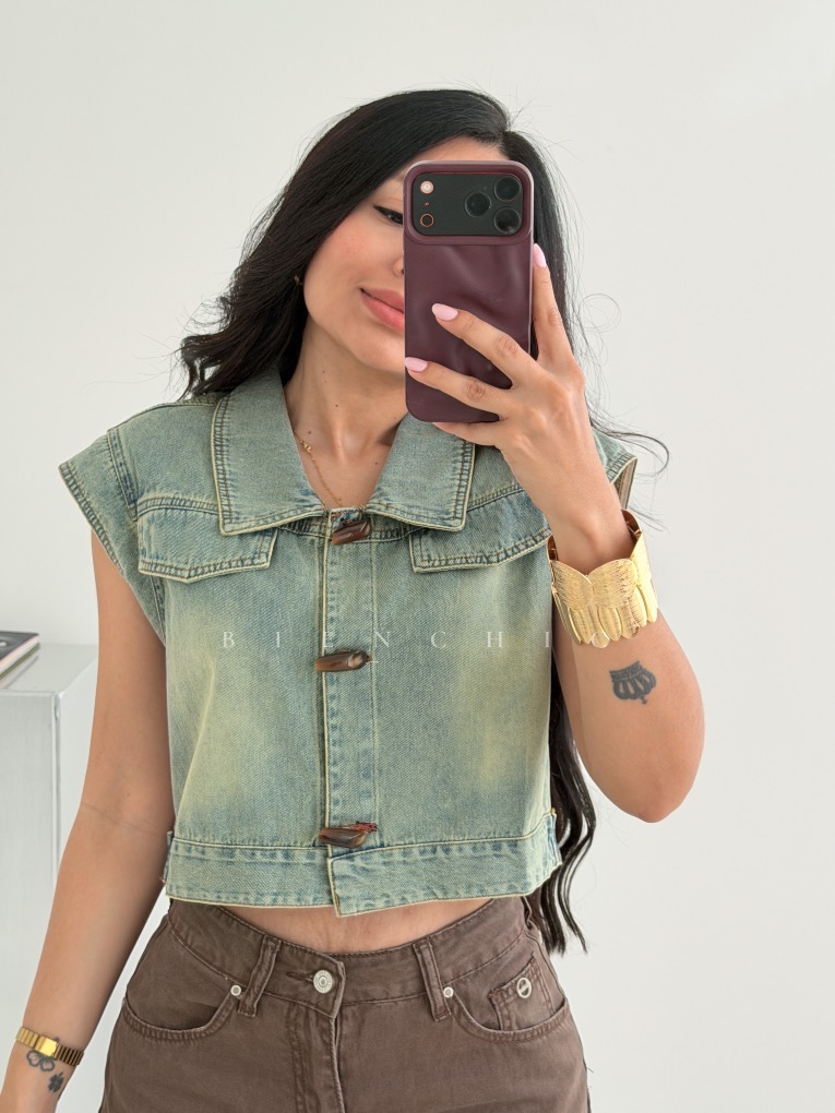 Chaleco de Jeans Isadora