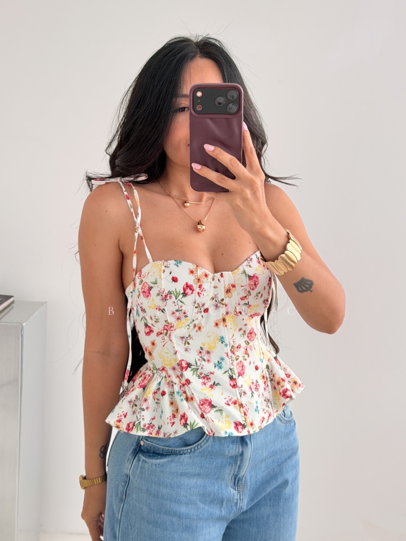 Bustier Flores Monica - Imagen 2