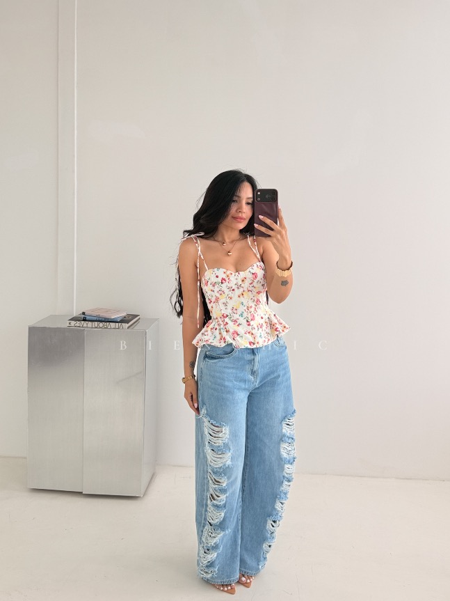 Bustier Flores Monica - Imagen 3