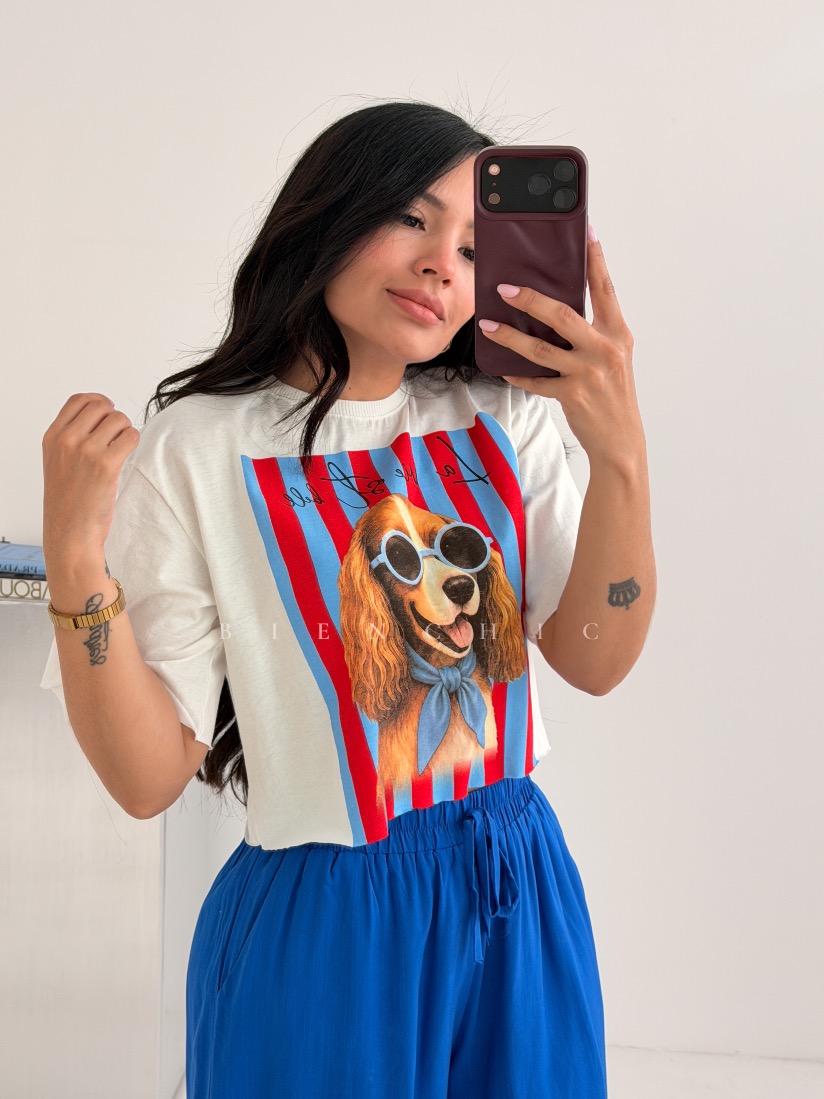 Camiseta La Vida Es Bella Zara - Imagen 7