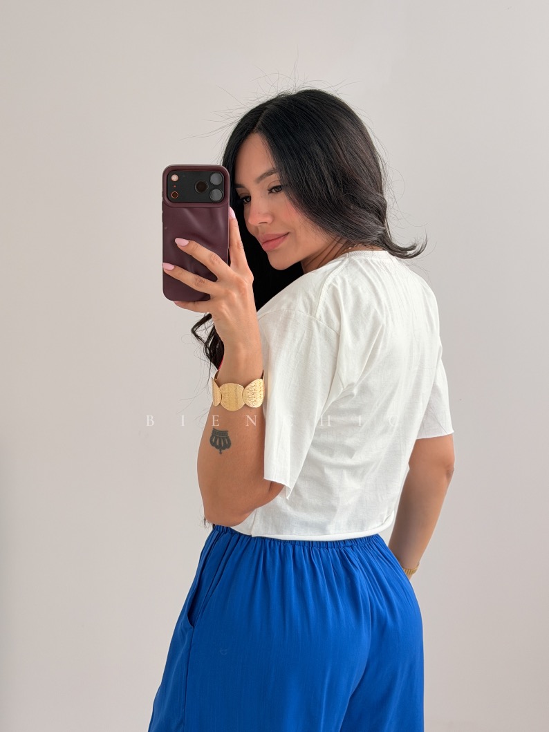 Camiseta La Vida Es Bella Zara - Imagen 4