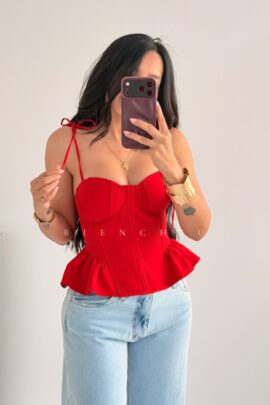 Bustier Rojo Keyla